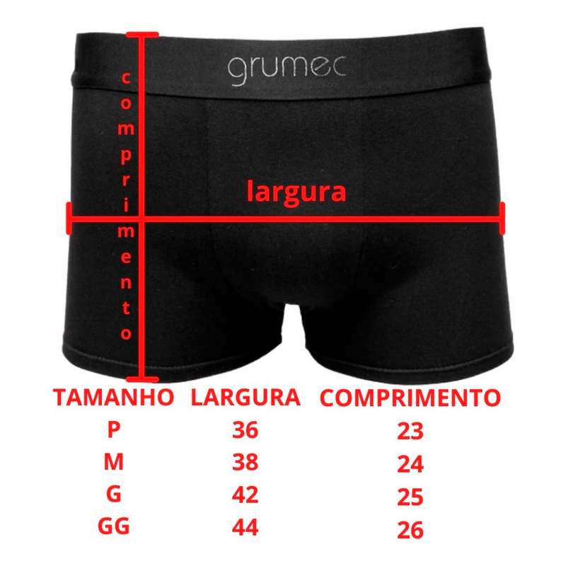 Cueca Grumec Prime – Algodão Luxo